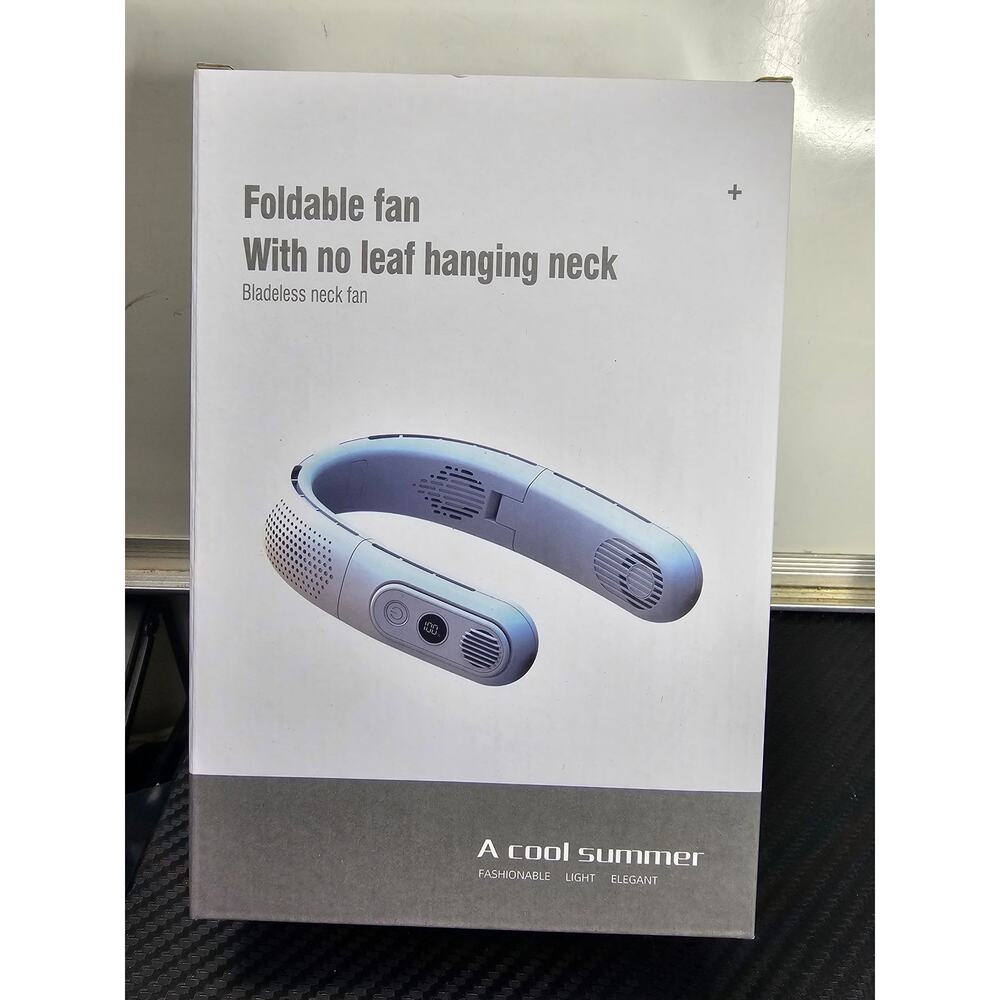 Neck fan rechargeable 4 turbo portable neck fan